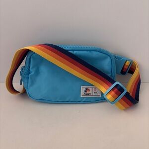 Aldi Gear Belt Bag Waist Pouch with Rainbow Strap